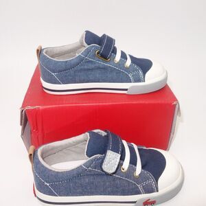 NEW See Kai Run Stevie II Chambray Denim Boys Girls Children's Kids Size 3 3Y